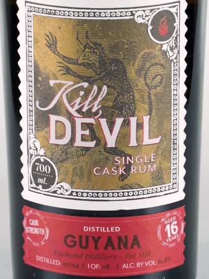 Kill Devil Guyana Diamond Pot Still 16 Year Old 2004