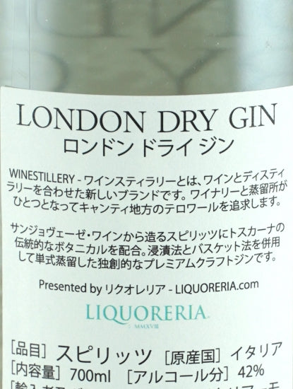 London Dry Gin Winestillery