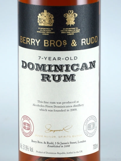 BB&R Dominican Rum 7 Year Old 2013