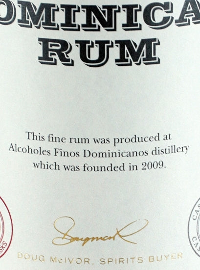 BB&R Dominican Rum 7 Year Old 2013