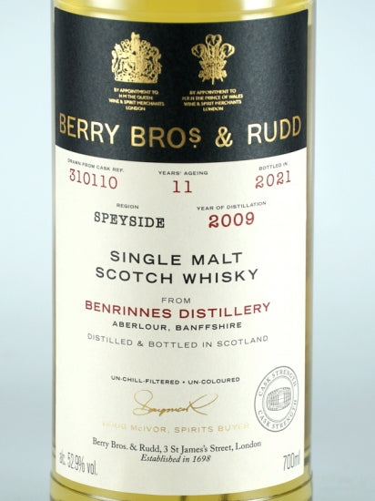 BB&R Benrinnes 11 Year Old 2009