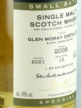 Load image into Gallery viewer, BB&amp;R Glen Moray 12 Year Old 2008