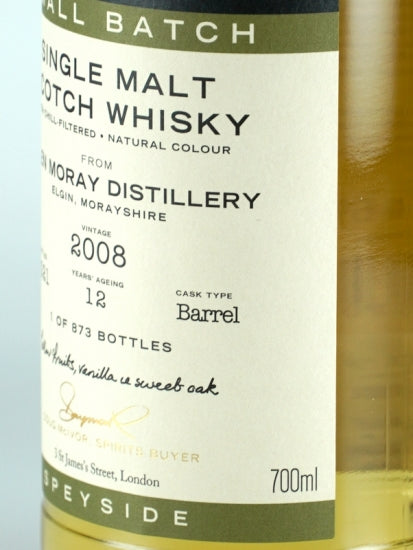 BB&R Glen Moray 12 Year Old 2008