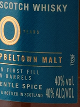 Load image into Gallery viewer, Glen Scotia 10 Year Old Old Label