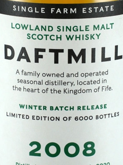 Daftmill 2008/2020 Winter Batch Release