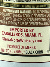 Load image into Gallery viewer, Sierra Norte Black Corn Whisky