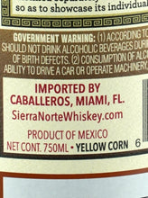 Load image into Gallery viewer, Sierra Norte Yellow Corn Whisky