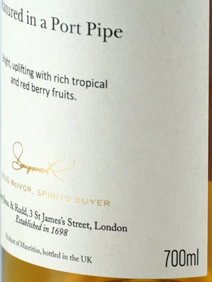 BB&R Mauritius Rum 9 Year Old 2010