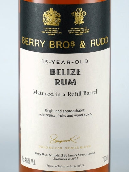BB&R Belize Rum 13 Year Old 2007