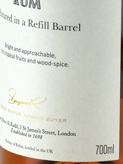 BB&R Belize Rum 13 Year Old 2007
