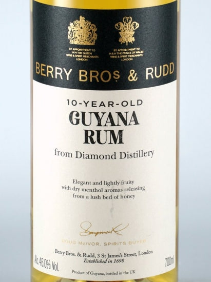 BB&R Guyana Rum 10 Year Old 2010