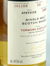Load image into Gallery viewer, BB&amp;R Tormore 26 Year Old 1992