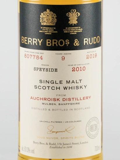 BB&R Auchroisk 9 Year Old 2010