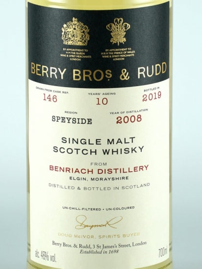 BB&R Benriach 10 Year Old 2008