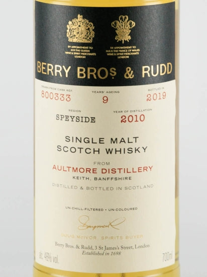 BB&R Aultmore 9 Year Old 2010