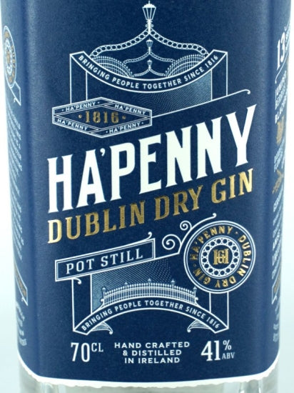 Ha'penny Dublin Dry Gin