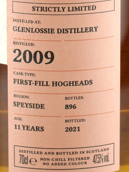 Carn Mor Strictly Limited Glenlossie 11 Year Old 2009