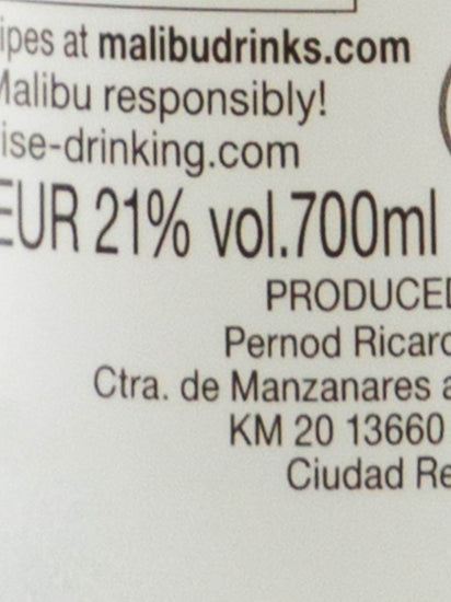 Malibu Coconut Liqueur