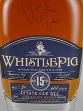 Load image into Gallery viewer, WhistlePig 15 Year Old Estate Oak Rye