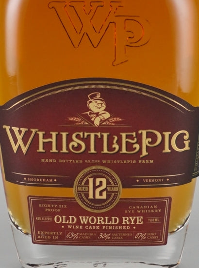 WhistlePig 12 Year Old Old World Rye