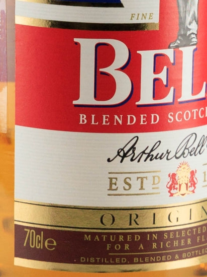 Bell's Scotch Original Union Jack Label