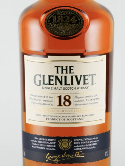 Glenlivet 18 Year Old Old Label 2015 Release
