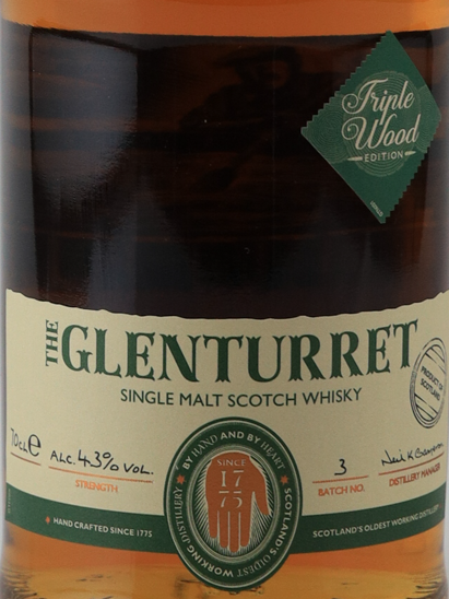 Glenturret Triple Wood Old Label