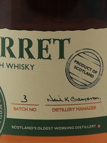Glenturret Triple Wood Old Label