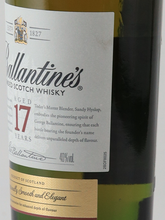 Load image into Gallery viewer, Ballantine's 17 Year Old