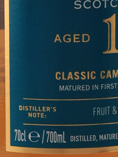Glen Scotia 10 Year Old