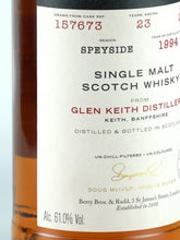 Load image into Gallery viewer, BB&amp;R Glen Keith 23 Year Old 1994