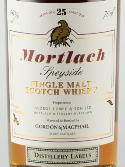 Gordon & MacPhail Distillery Label Mortlach 25 Year Old
