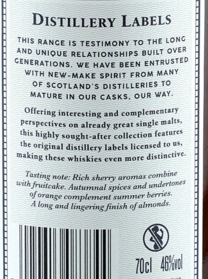 Gordon & MacPhail Distillery Label Mortlach 25 Year Old