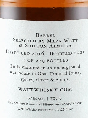 Watt Whisky Paul John 4 Year Old 2016