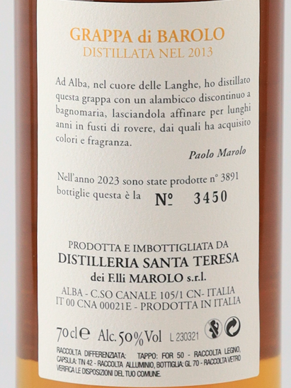 Marolo Barolo 9 Year Old