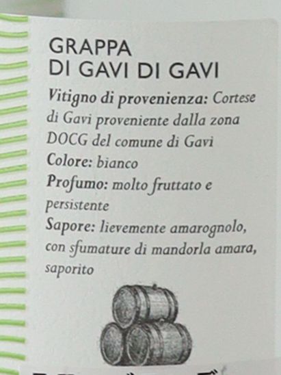 Inga Grappa Gavi di Gavi