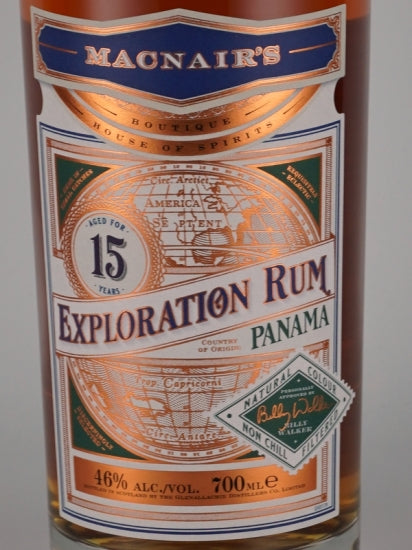 Macnair's Exploration Rum Panama 15 Year Old