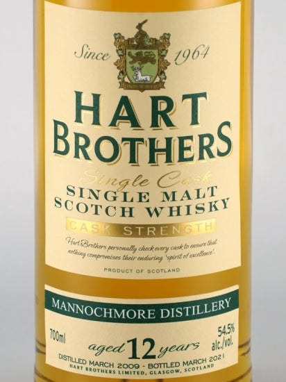 Hart Brothers Finest Collection Mannochmore 12 Year Old 2009