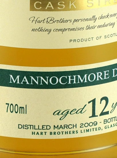 Hart Brothers Finest Collection Mannochmore 12 Year Old 2009