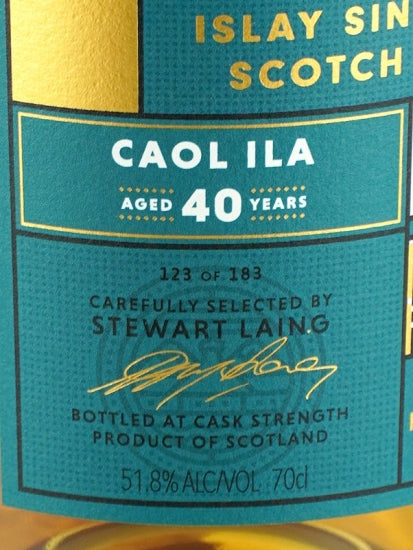 The Kinship Caol Ila 40 Year Old