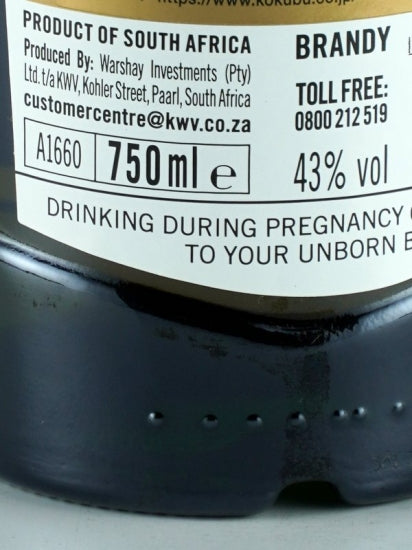 KWV Brandy 3 Year Old