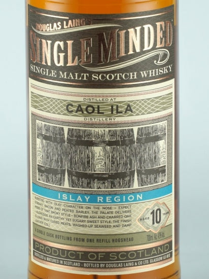 Single Minded Caol Ila 10 Year Old