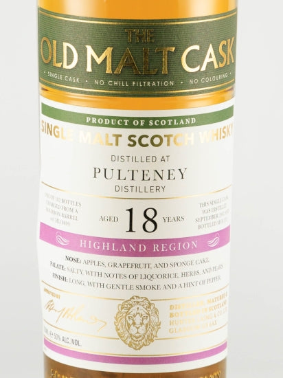 Old Malt Cask Pulteney 18 Year Old 2002