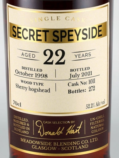 The Maltman Secret Speyside 22 Year Old 1998