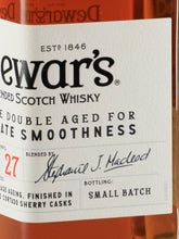 Load image into Gallery viewer, Dewar's Double Double 27 Year Old