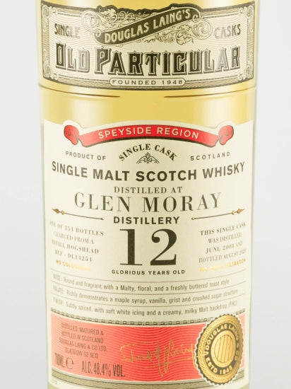 Old Particular Glen Moray 12 Year Old 2008