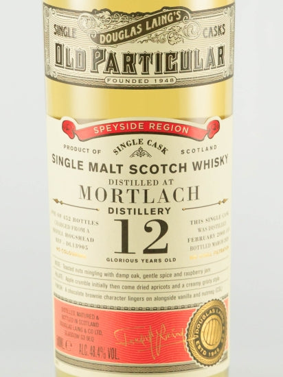 Old Particular Mortlach 12 Year Old 2008