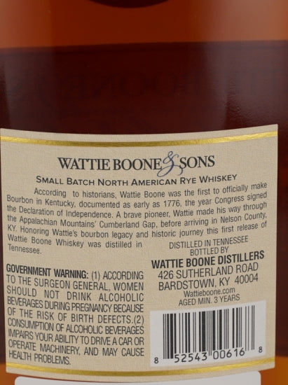 Wattie Boone & Sons 7 Year Old