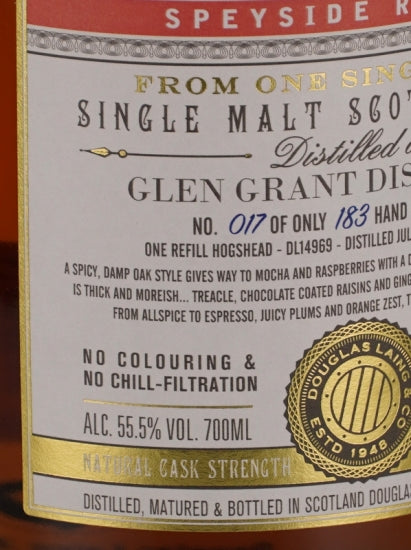 Extra Old Particular Glen Grant 35 Year Old 1985
