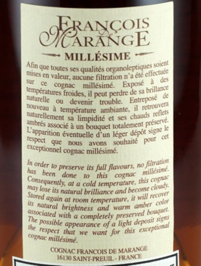 Francois Marange Fins Bois 1986/2016
